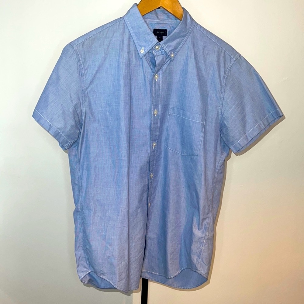 J Crew Short Sleeve Button Down, Medium, NEVER WORN